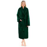 Roupão De Banho Sherpa Feminino Premium De Pelúcia E Lã Macia Da Robe Pavilia