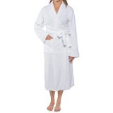 Roupão De Lã Pavilia Soft Plush Para Mulheres Branco L/xl