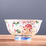 5inch Esmalte Chinês Cor Cerâmica Mesa De Mesa Domicílio Sopa De Arroz Tigela Ramen Bowls Cozinha Utensílios Porcelana Dinnerware Gift| Tigelas