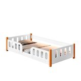 Cama Infantil Com Colchão Ortobom Branco Melin Shop Jm