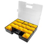 Maleta Organizadora Plastica 17" Tramontina Com Modulos Organizadores E Divisorias Moveis