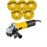 Esmerilhadeira Angular Vonder 4.1/2 750w Eav 754-220v+ 5 Dis
