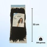Cabelo Dread Faux Locs Zion 300g 55 Cm