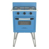 Fogão Portátil 2 Bocas Venax Gemini Vitro GLP Azul
