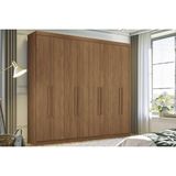 Guarda Roupa 8 Portas E 4 Gavetas Master New 8.4 Jatobá - Santos Andirá