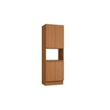 Paneleiro De Cozinha Modulado Ciela R629 C/ 4 Portas E 1 Nicho P/ Forno 70x220cm Canela - Kappesberg
