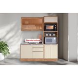 Cozinha Completa Versalis 3 Peças (1aéreo+1balcão+1torrequente) C3p192 Freijo/cinza Argila - Herval