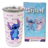 Copo Térmico Sky Inox 500ml Stitch Love - Zona Criativa