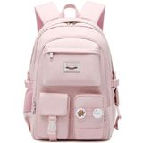 Mochila Escolar Makukke Para Meninas Adolescentes E Laptop De 15,6" Rosa