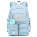 Mochila Para Laptop Hidds School College De 15,6 Polegadas Para Meninas Azul