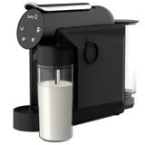 Cafeteira Espresso Cappuccino Mini Mikqool Preta, 127v Delta