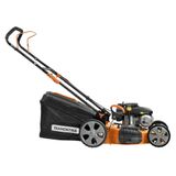Cortador De Grama A Gasolina Tramontina Cc46m Com Diâmetro De Corte De 460 Mm Motor 141 Cc Chassi Metálico E Recolhedor