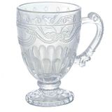 Jogo De 6 Caneca Xícara Cappuccino Cristal Imperial 190 Ml