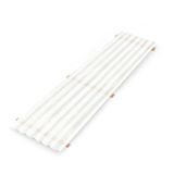 Telha Polipropileno 2,44 Cm X 0,50 Cm Branco/ Leitoso