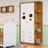 Guarda-roupa Infantil Duda Plus Com 2 Portas Peroba Móveis