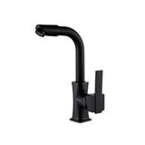 Torneira Luxo Com Misturador Monocomando Preta De Bancadabelccatlm01p-bl