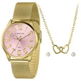 Relógio Lince Feminino Ref: Lrgh222l40 K0dbr2kx Dourado +