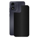 Película Para Motorola Moto G04s - Traseira De Fibra De Carbono Preta - Gshield
