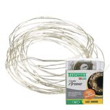 Fio De Luz Fada Cordão De Led 5m 50 Leds A Pilha Taschibra 3000k Luz Quente