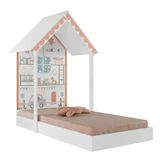 Mini Cama Montessoriana Sweetheart P13 Branco - Mpozenato