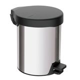 Lixeira Com Pedal New Aço Inox Polido 5 Litros - Tramontina 94538/705