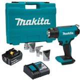 Soprador Termico Sem Fio 18v Portátil 500c Com 1 Bateria Carregador Tubeiras Maleta Dhg180rt Makita