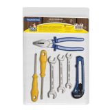 Kit De Ferramentas Tramontina Com Alicate Estilete Chaves De Fenda E Chaves Fixas 7 Peças
