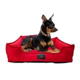 Caminha Veludo Para Cachorro Gt Cochilo Pet 50x40 P Vermelho