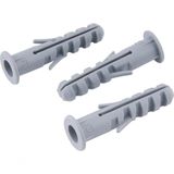 Bucha Plástica 10x50mm Com Anel Com 250 Peças - Vonder