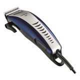 Cortar De Cabelo Mondial Cr07 4 Níveis De Altura Azul Prata 220v