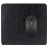Mouse Pad Antiderrapante Couro Trabalho 30x25 + Porta Copo