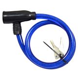 Cadeado Para Bicicleta Com Cabo De Aço 60cm - Eda