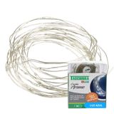 Fio De Luz Fada Cordão De Led 5m 50 Leds A Pilha Taschibra Azul