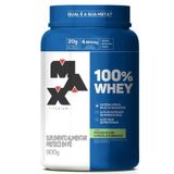 100% Whey (900g) Max Titanium - Pistache &amp; Chocolate Branco