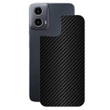 Película Para Motorola Moto G34 5g - Traseira De Fibra De Carbono Preta - Gshield