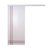 Porta De Correr Branco Prime Frisada F06 210x90