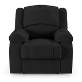 Poltrona Do Papai Reclinável Sala De Cinema Barcelona Touch Massagem Usb Pu Preto
