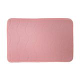 Tapete De Banheiro Touch 10 Rosa 0,40x0,60m - Edantex