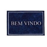 Capacho Antiderrapante Clean 32 Azul 0,45x0,75m