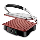 Press Grill Mondial Red Ceramic Pg-02 Press Grill-127v-preto/inox