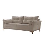Sofá 3 Lugares Living Linho M-97 Martins Bege