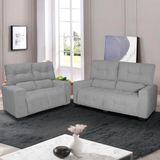 Conjunto Sofá 3 E 2 Lugares Le Mans Hellen
