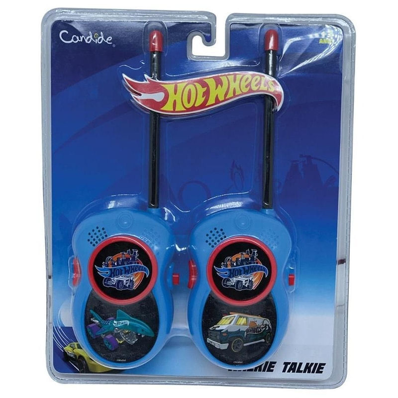 Brinquedo Walkie Talkie Infantil Hot Wheels Da Candide 4524