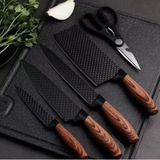 Super Jogo Facas Chef Premium 6 Peças Cozinha Inox 304