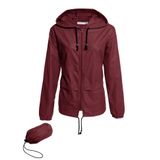 Casaco De Chuva Aavoogue Plus Size Impermeável, Corta-vento Feminino