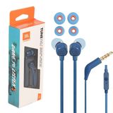 Fone De Ouvido Jbl Tune T110 / Com Fio - Azul