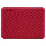 Hd Externo Toshiba 4tb Canvio Advance 2.5" Hdtca40xr3ca - Vermelho