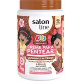 Creme Para Pentear Salon Line Kids Chocolate Cachinhos Nutri 1kg