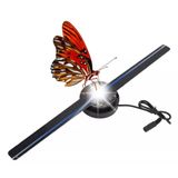 Projetor Display Holograma 3d Led Ventilador Holográfico