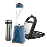 Kit Blender Zoop Sport Inox E Sanduicheira Prime Cadence - 220v